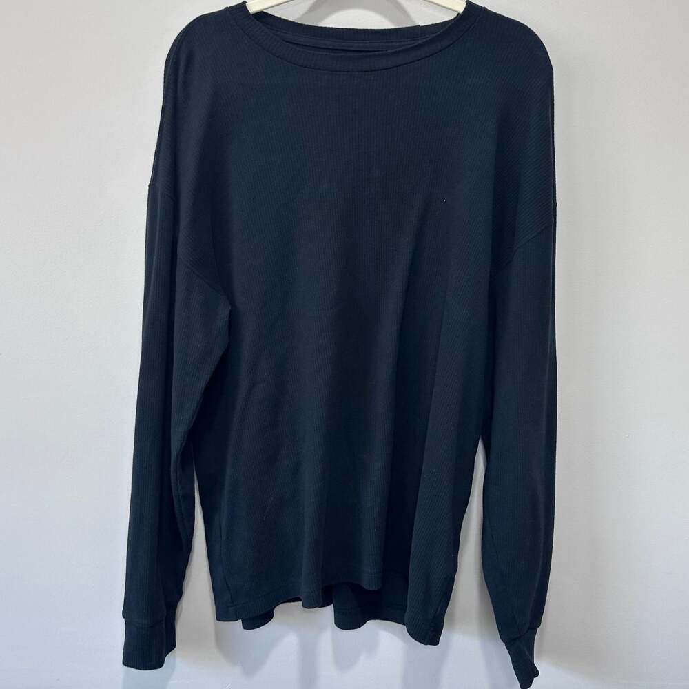 Abercrombie & Fitch Soft Collection Relaxed Waffle Knit, Sz L